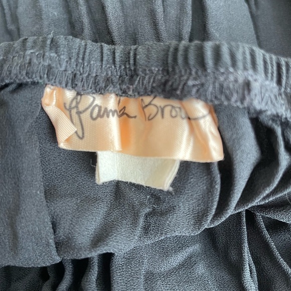 Nwot 90’s Hand Lace Hem Sheer Accordion Crinkled Slip Skirt - Picture 5 of 7